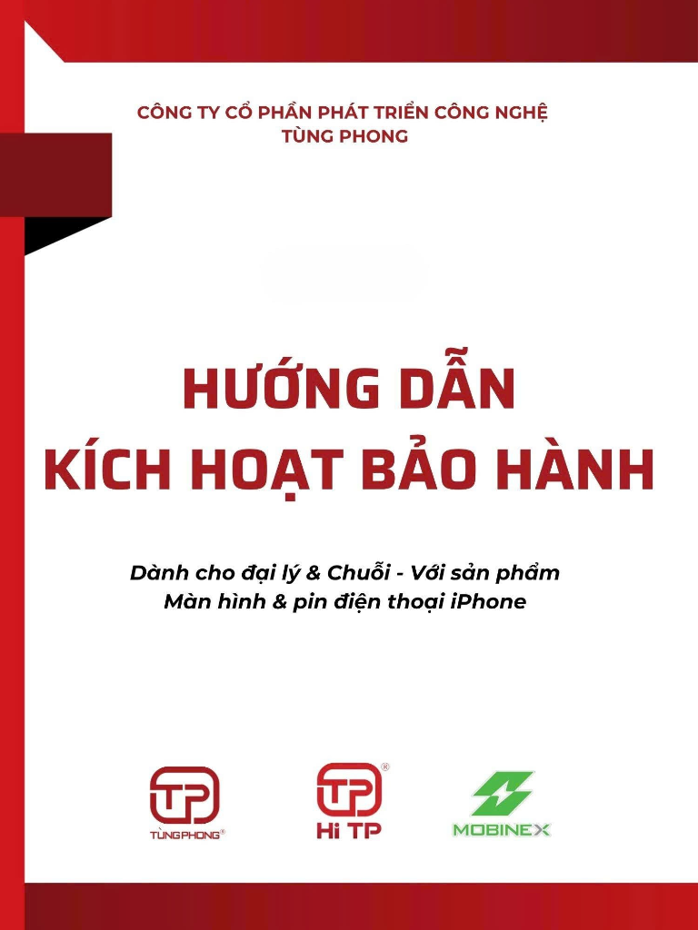 Hướng dẫn bảo hành trang 1